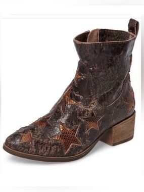 NWT SHERIDAN MIA STARR Crinkle Finish Bootie
